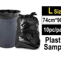 Garbage Bag Plastik Sampah - Size L (Black)