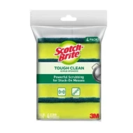 SCOTCH BRITE Sponge with Green Scouring Pad (4pcs pkt)