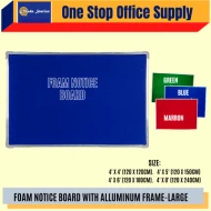 COLOUR FOAM NOTICE BOARD - GREEN COLOUR ( 4' x 8' ) LARGE SIZE