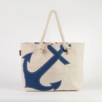 # RB 118 BLUE - TOSSA Fashion Cotton Bag  Anchor (25 Units Per Carton)