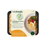 Basil Minced Chicken with Brown Rice and Soy Eggs - LARGE (430g)