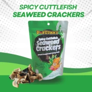 POPYUMMY - Spicy Cuttlefish Seaweed Crackers 1x24 units (42g each unit)