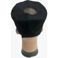 Fabric Chef Hat Black Net CH004NB