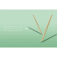 Eco Natural Wood HB Pencil  (5000 Units Per Carton)