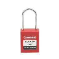 LOTO padlocks 44mm steel short shackle