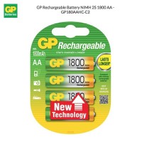 GP Rechargeable Battery NIMH 2S 1800 AA - GP180AAHC-C2 (1 Units Per Outer)
