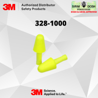 3M E-A-R Flexible Fit Earplug HA 328-1000, ANSI, Uncorded, Polybag, Sirim and Dosh Approved