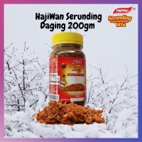 HajiWan Serunding Daging - Meat Floss 200g x 12 Bottles