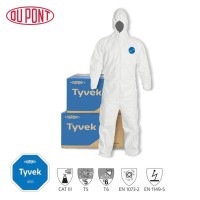 Disposable Coverall Dupont Tyvek 400 Tyvek Barrierman (1422A) Coverall tyvek400 Size S M L XL XXL 3XL tyvex chemical protection