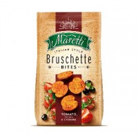 Maretti Bruschette Tomato Olive & Oregano 70G (14 per carton)