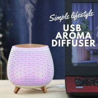 Air Humidifier Aroma Diffuser Aromatherapy LED Humidifier USB Essential Oil Table Lamp Diffuser