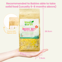 Organic Buckwheat White Rice 900g